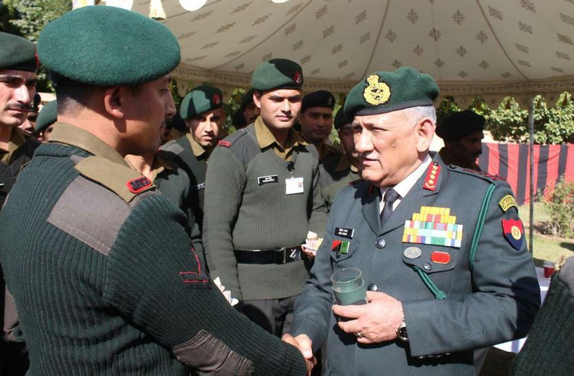 Army chief arrives in Jodhpur before new year
