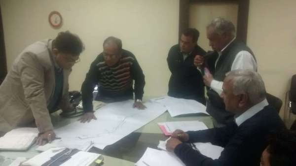 A surprise inspection of the Collectorate Office