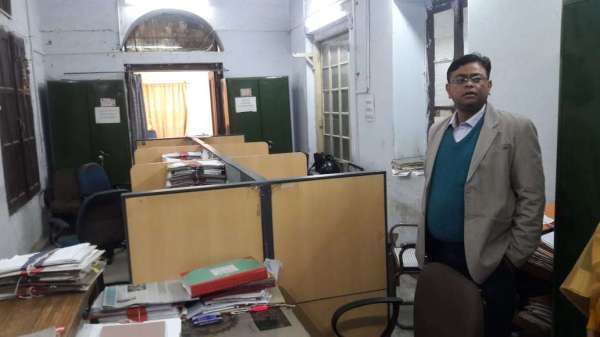 A surprise inspection of the Collectorate Office