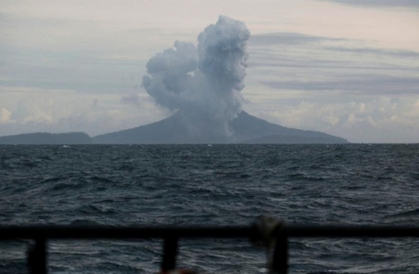 Indonesia volcano decreases to two third if its size