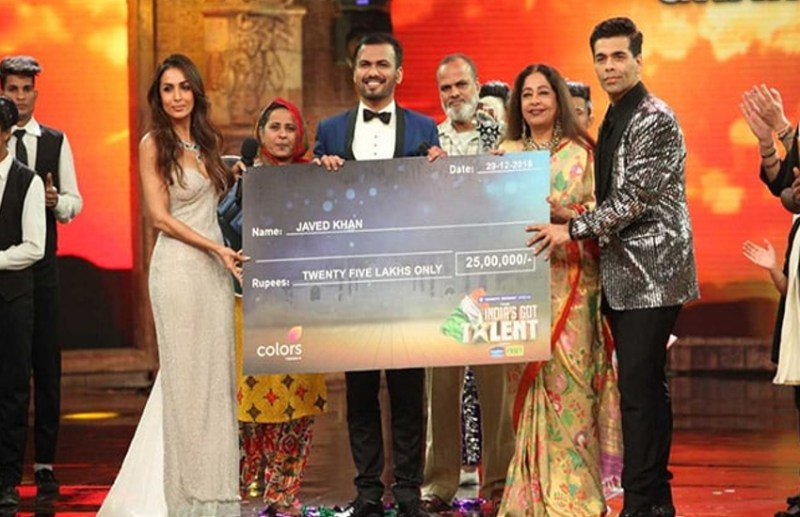 Indias Got Talent 8 Javed Khan Won the Winning Trophy