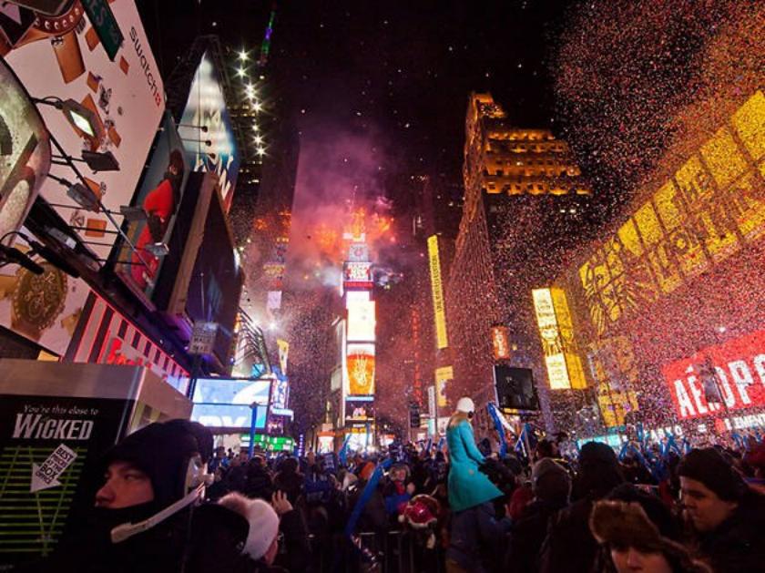 Meterological department forecasts rain on new year eve celebration at times sqaure