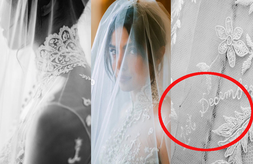 priyanka chopra wedding gown beautiful photos designer open secret