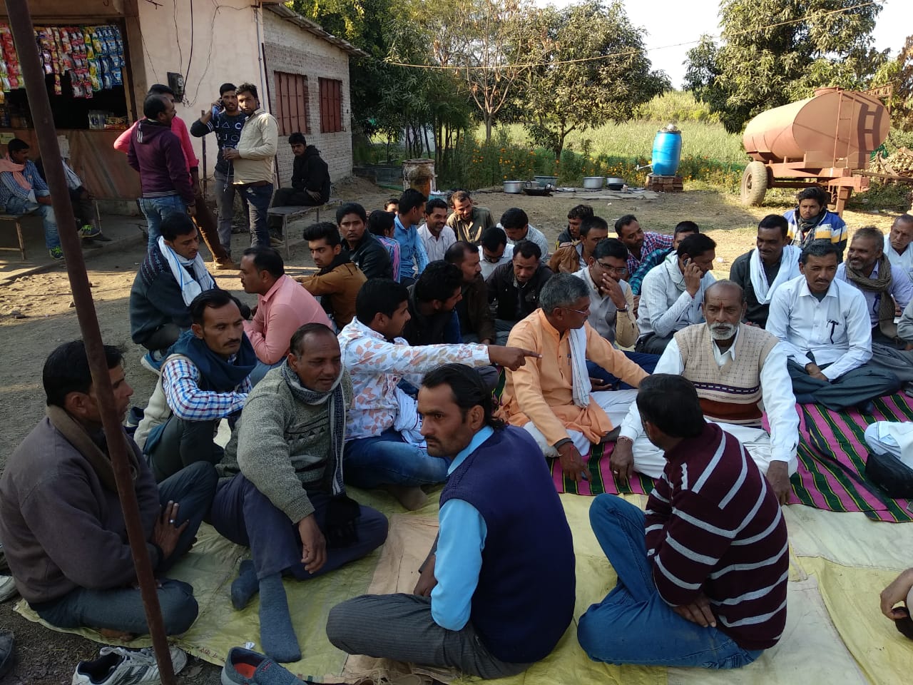Farmers demanded increase of sugarcane and prompt payment of sugarcane