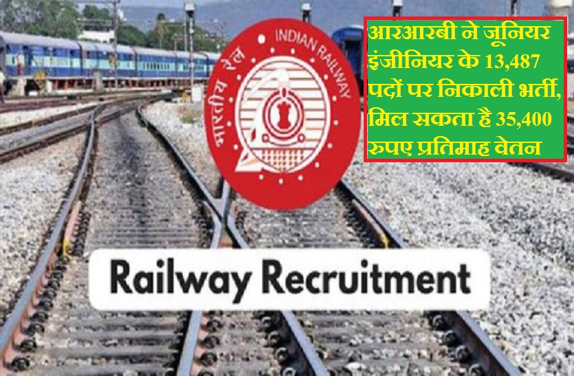Indian Railway Job in UP for Junior Engineer