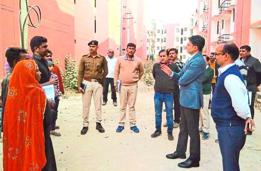 Alwar District Collector Indrajeet Singh Inspect Alwar UIT