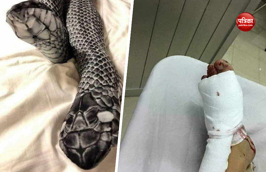 Australian man hits his wife after he mistakes her stockings for a snake