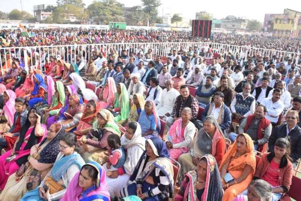 पूर्व सांसद की जयंती पर बीटीआई में हुई जन आशीर्वाद महारैली