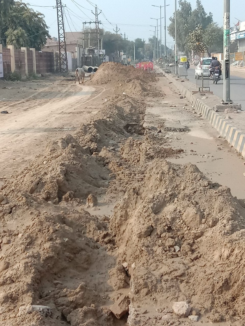 Digging two months ago in Sriganganagar