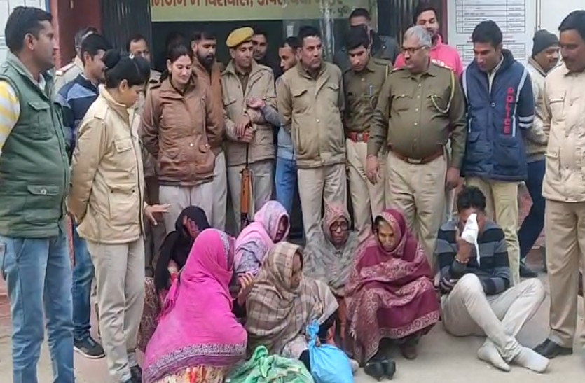 women thieves group arrested in Hanumangarh