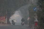 beautiful piks of fog in morning