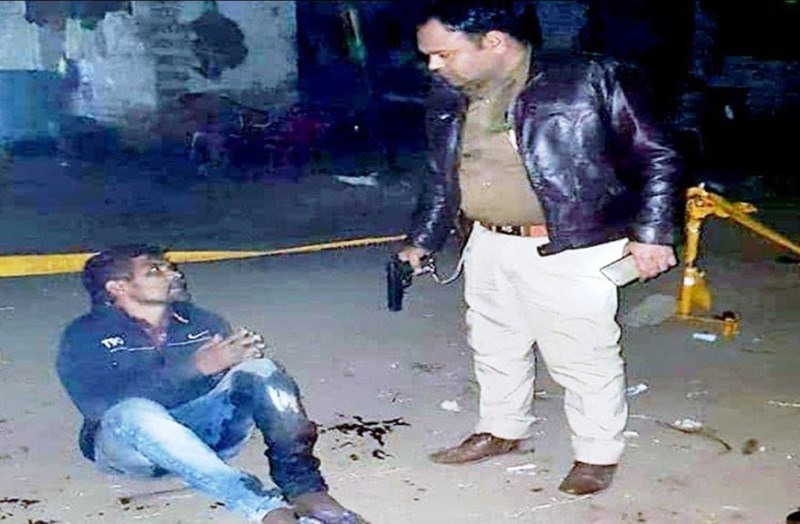 wanted criminal injured in encounter with kanpur police