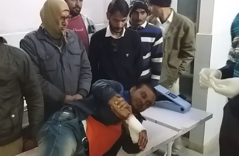 firing on young man in sikar