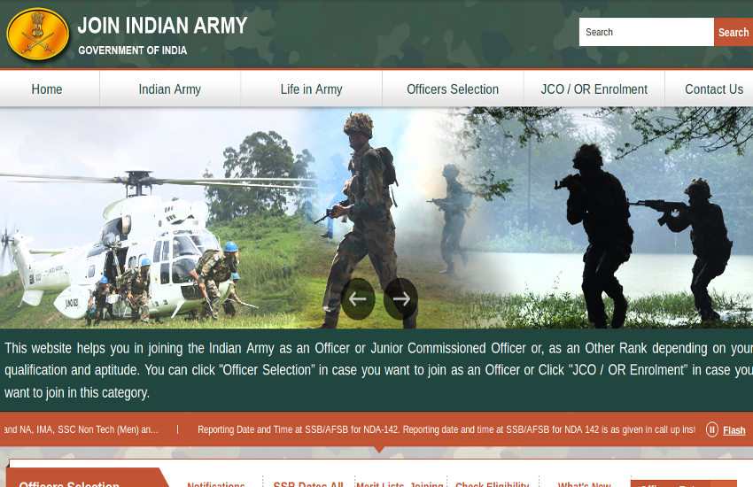Indian Army Recruitment 2019
