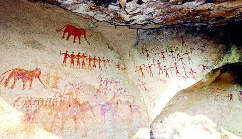 Exhibition of shell paintings