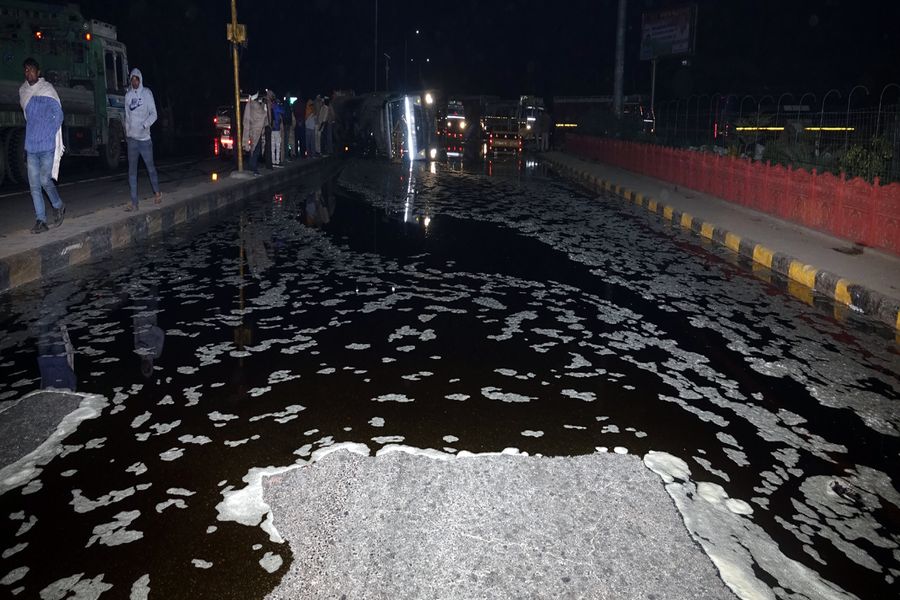 tanker on road