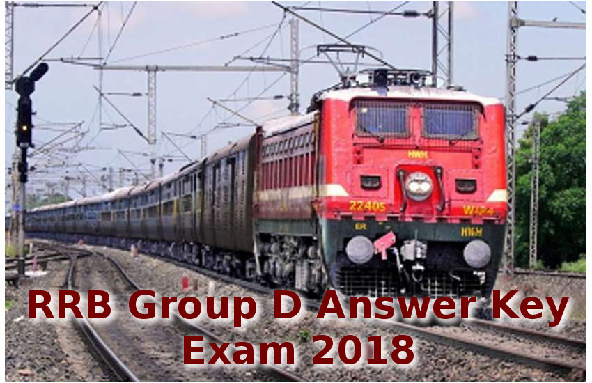 RRB Group D Answer Key Exam 2018