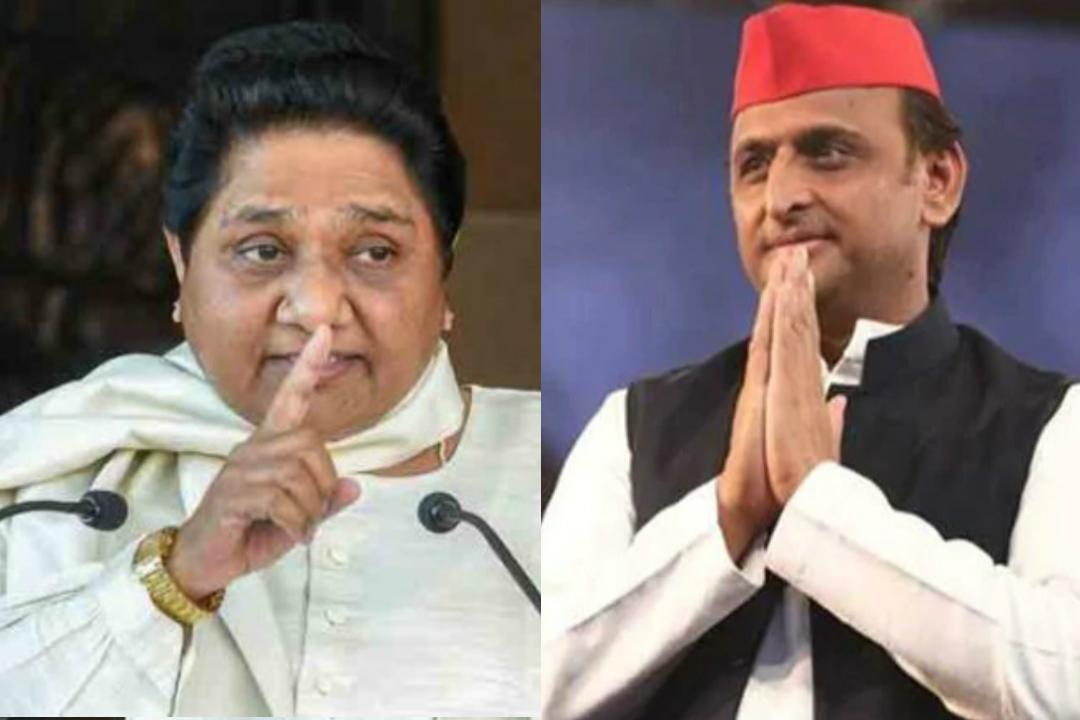 Akhilesh yadav and Mayawati