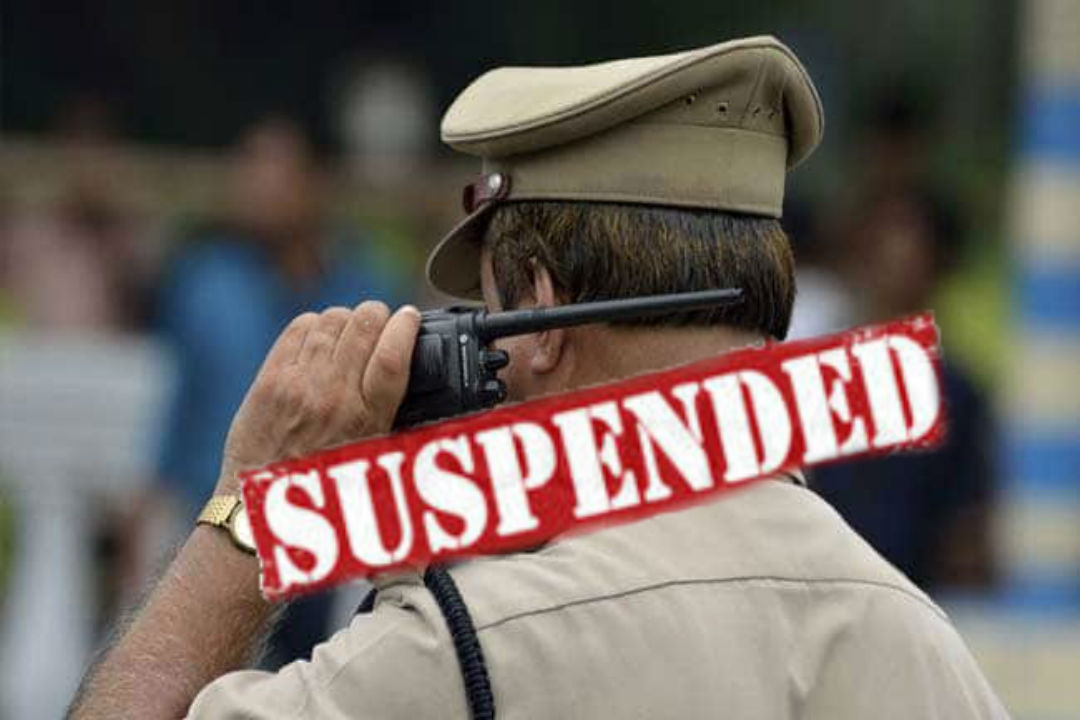 Police suspended