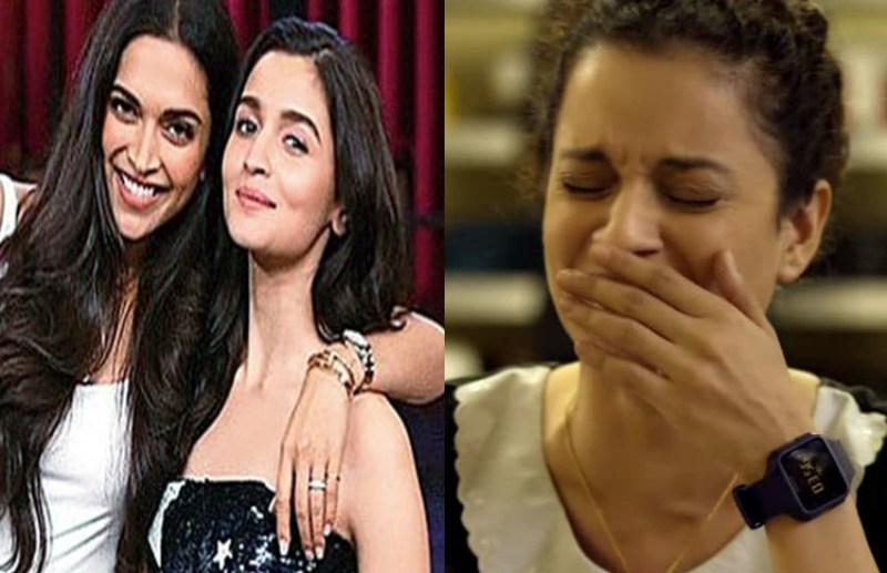 kangana ranaut said deepika padukone alia bhatt pretend i do not exist