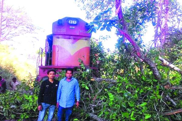 Big train accident escaped