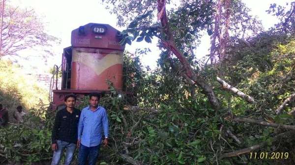 Big train accident escaped