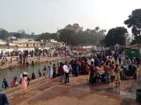 Surya Deo Uttarayan: On the Makar Sankrant, devotees plunge the temp,