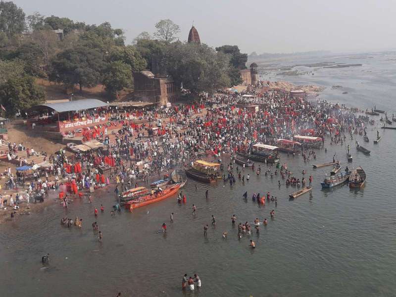 famous narmada ghat-