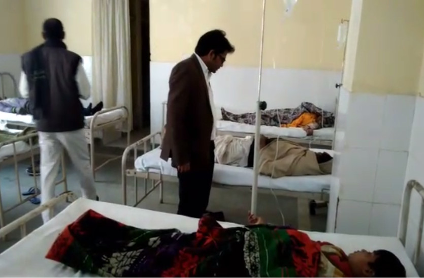 more than 12 people sick due to poisonous food
