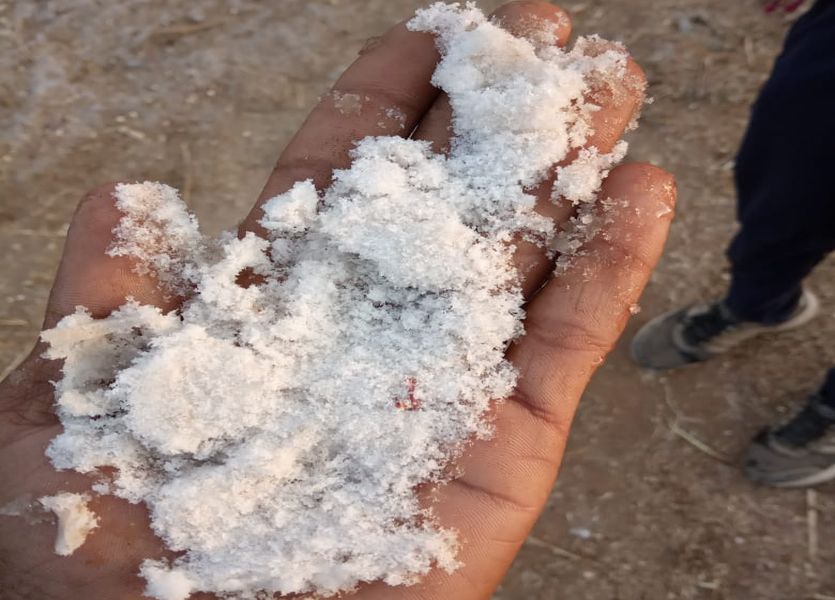Snow In Alwar: Alwar Temperature Breaks Records