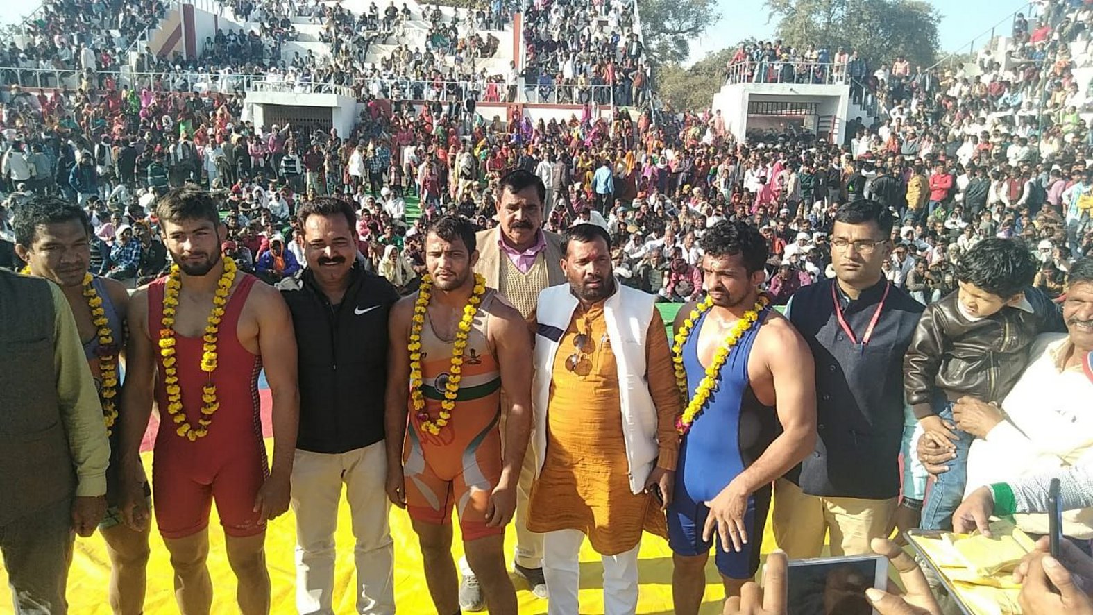 All India wrestling competition, wrestler, Bharat Kesari, Bharat Kumar, titles, shivpuri, shivpuri news, , shivpuri news in mp