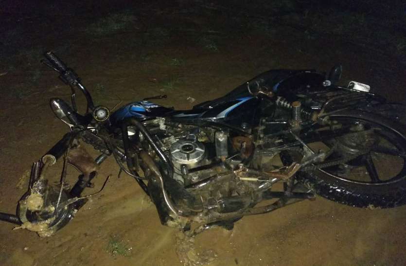 Death In Bike Accident In Kotkasim Alwar