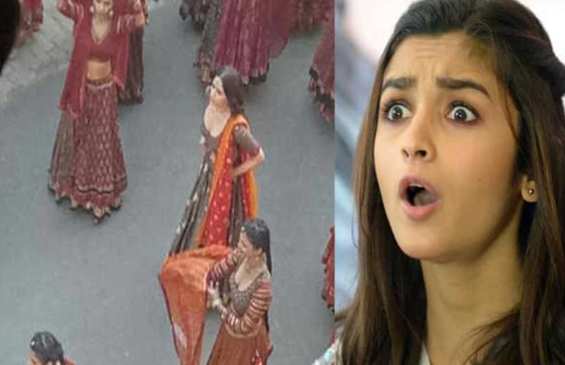 Alia Bhatt Dance Video in Ghagra Choli leak from Kalank Sets