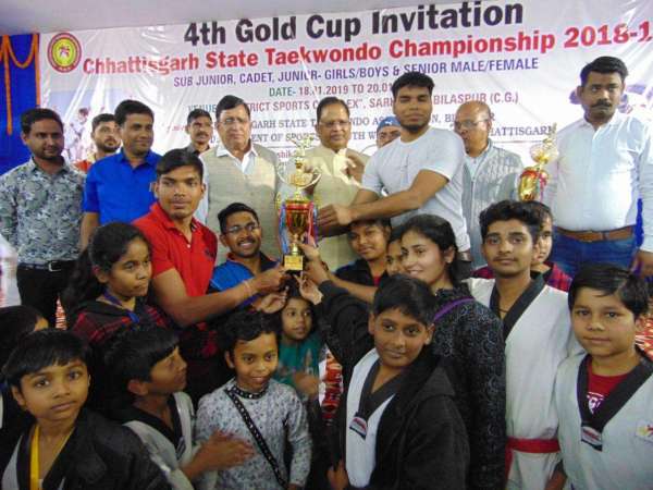 Bilaspur made over all the champions by winning 65 medals