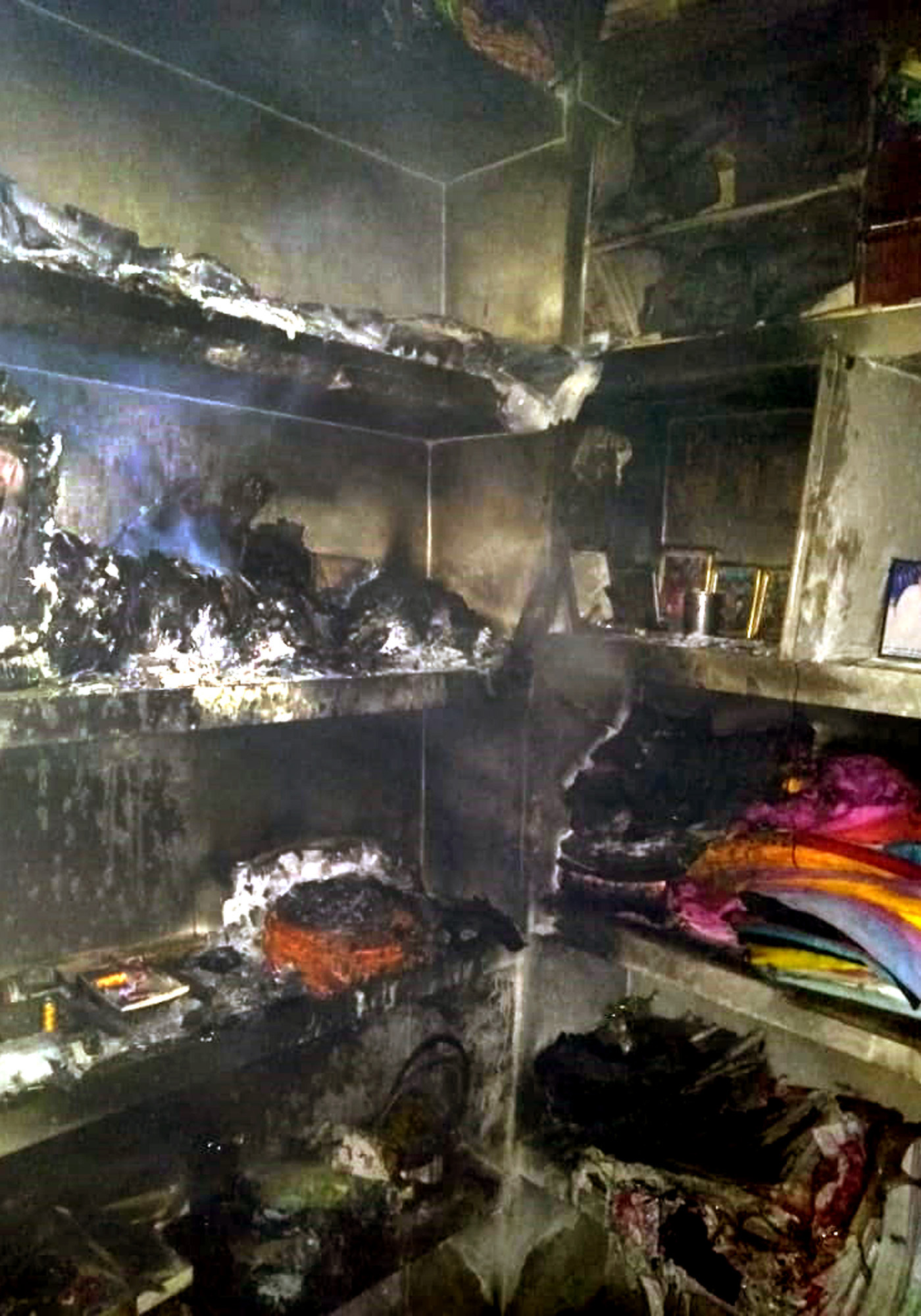 fire in shop