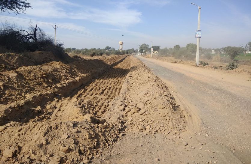 Six months have passed but the roads have not yet been built.