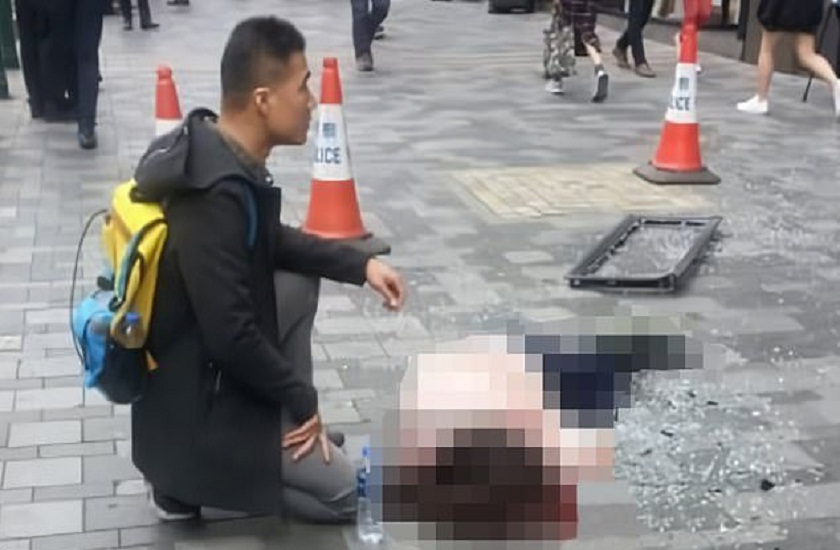 tourist is killed by window in hong kong