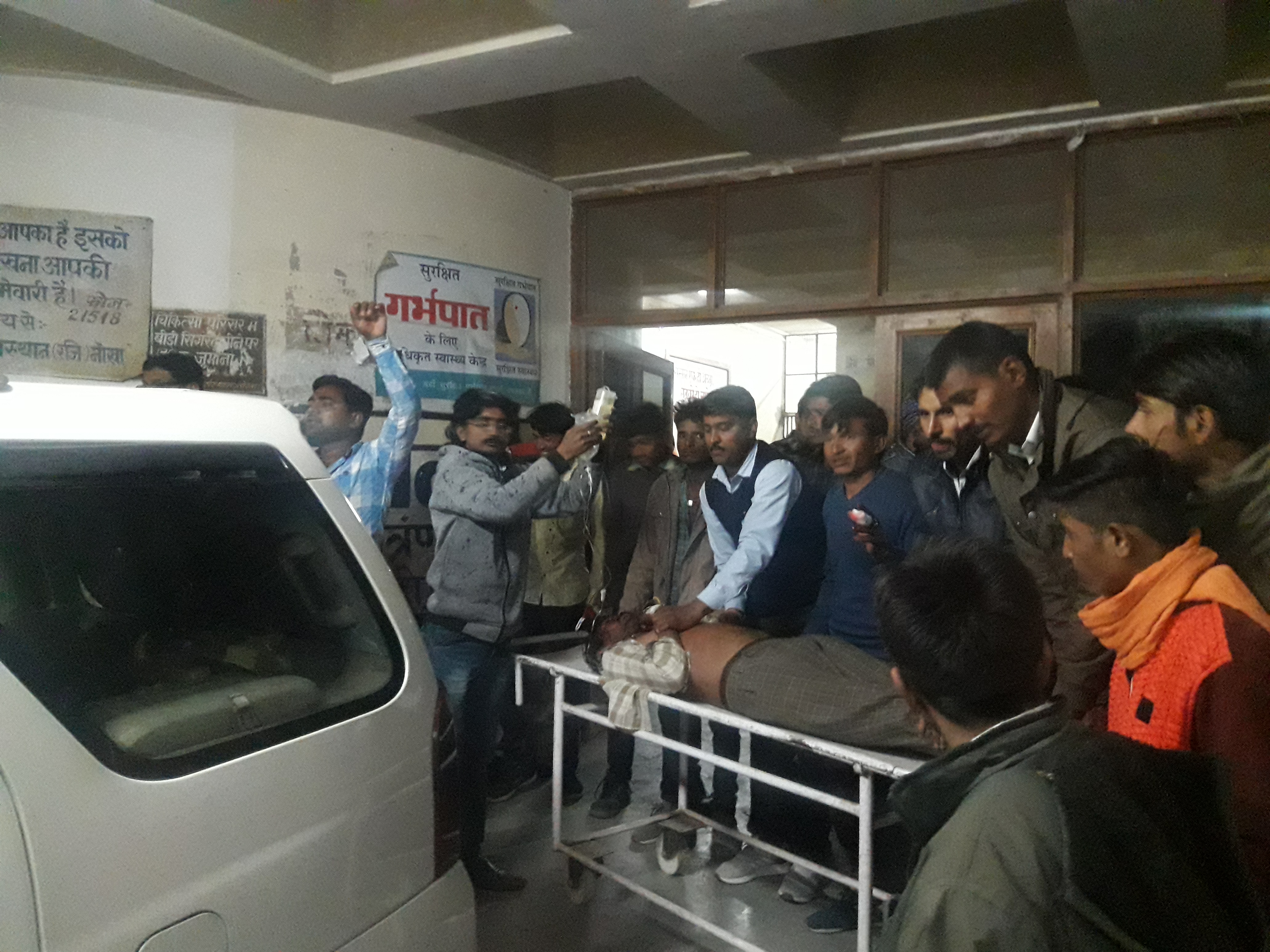 accident in bikaner