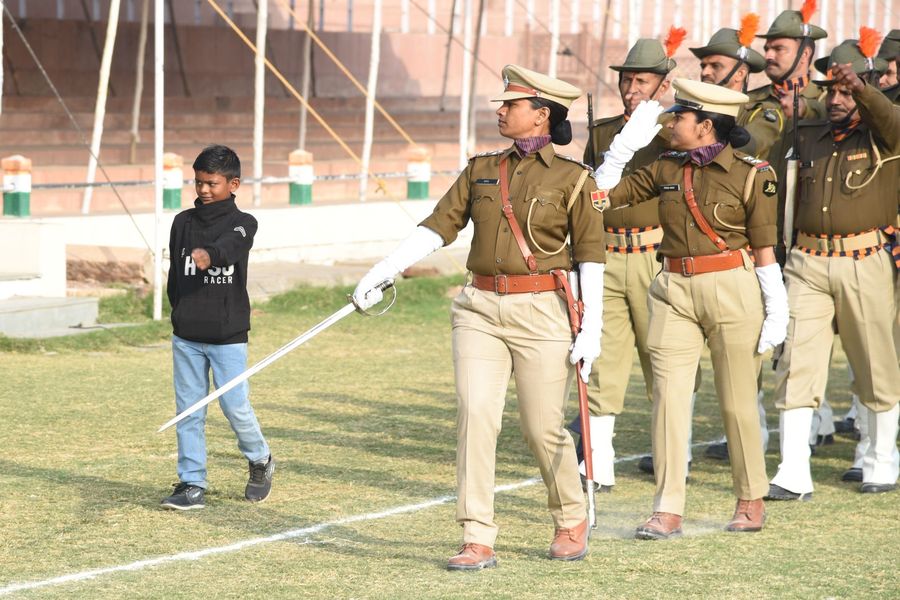 Fulderes rehearsal of the main function of Republic Day