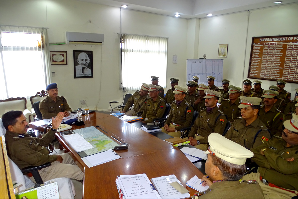 IG said, no policeman should not run a two-wheeler without helmets.