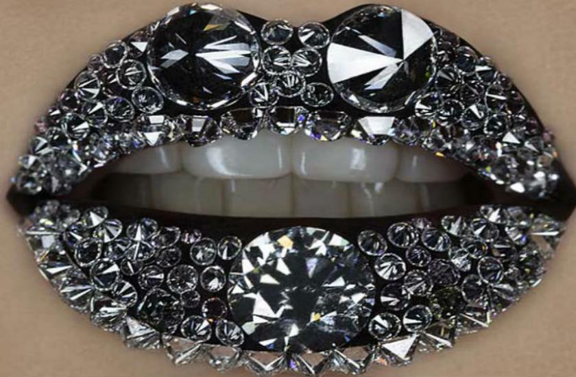 Most valuable lip art by Rosendorff Diamond Jewellers