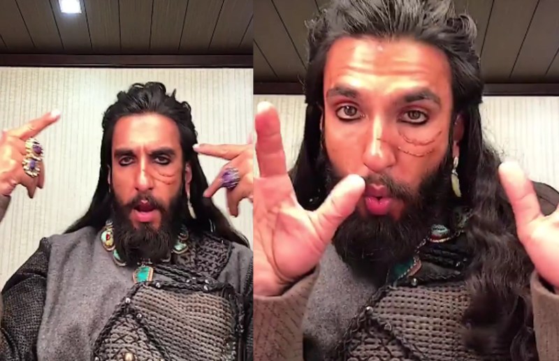 1 year of padmaavat ranveer singh as khilji new video on instagram
