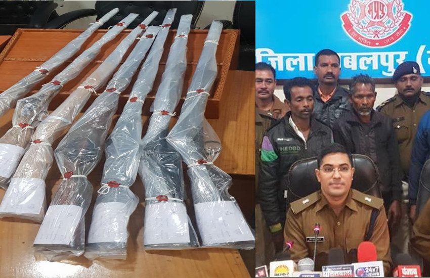 dangerous weapons caught before republic day parade in mp
