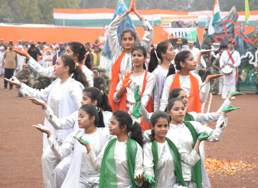 The joy of the Republic day in satna city 