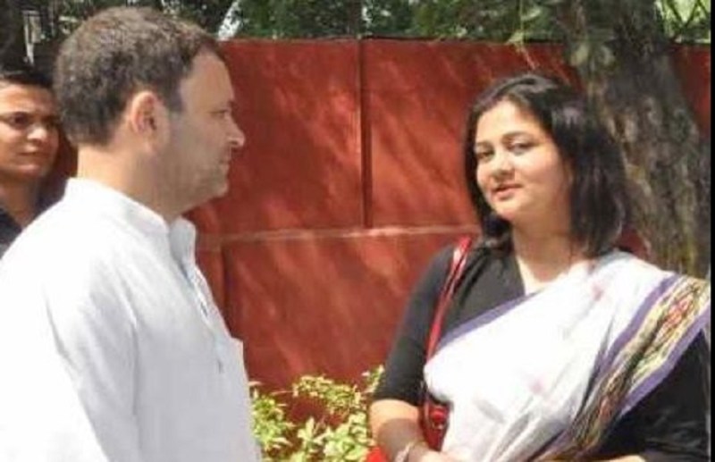 शालिनी यादव और राहुल गांधी