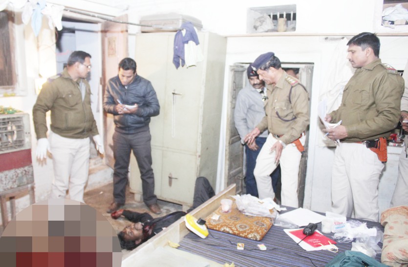 man murder in gwalior in day light