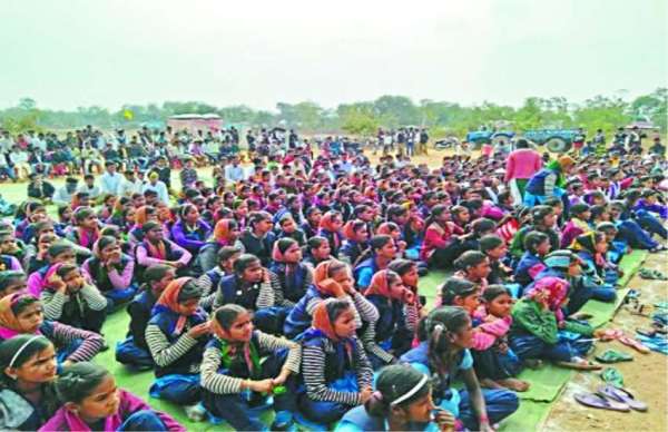 National flag hoisted cultural presentations Gunga Vande Mataram