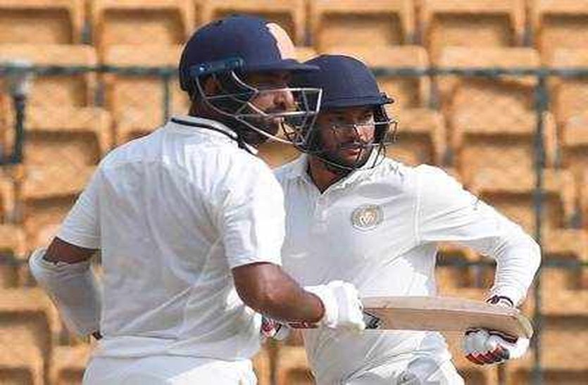 ranji trophy cheteshwar sheldon s century saurashtra entered in final