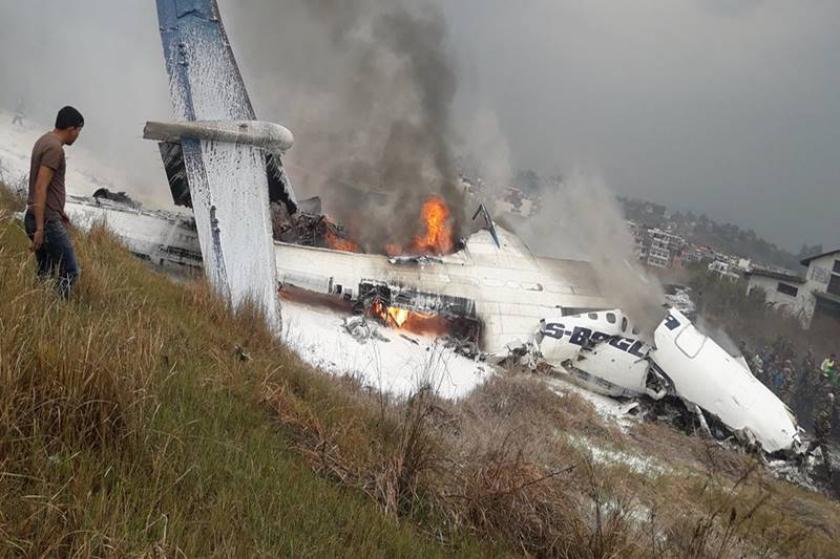 US-Bangla Plane Crash in nepal as pilot smoked in cockpit says the report