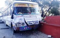 The high speed roadways hit the car and hit the wall